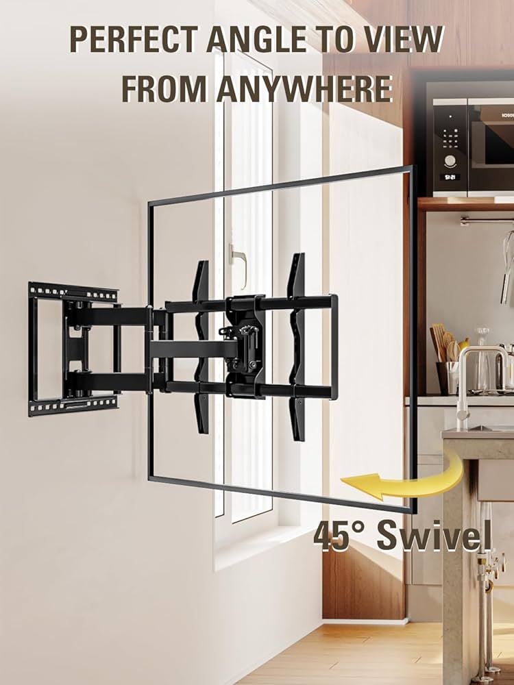 ☆ フルモーションテレビウォールマウント 23~70インチのテレビ用 Amazon | BONTEC (ボンテック) フルモーションテレビウォール